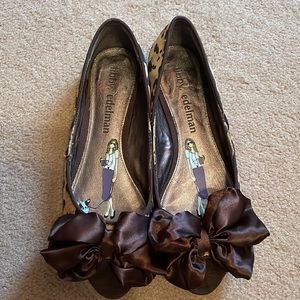 Cheetah Libby Edelman Peep Toe Shoes